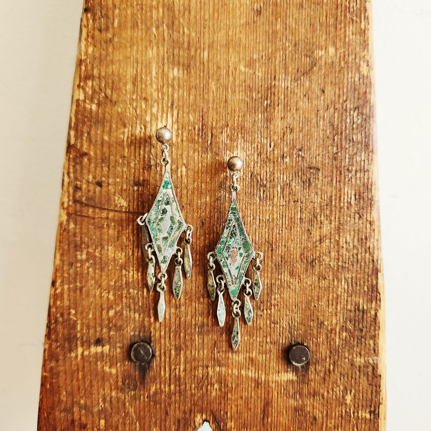 Stud Earrings with Dangles - Mexico