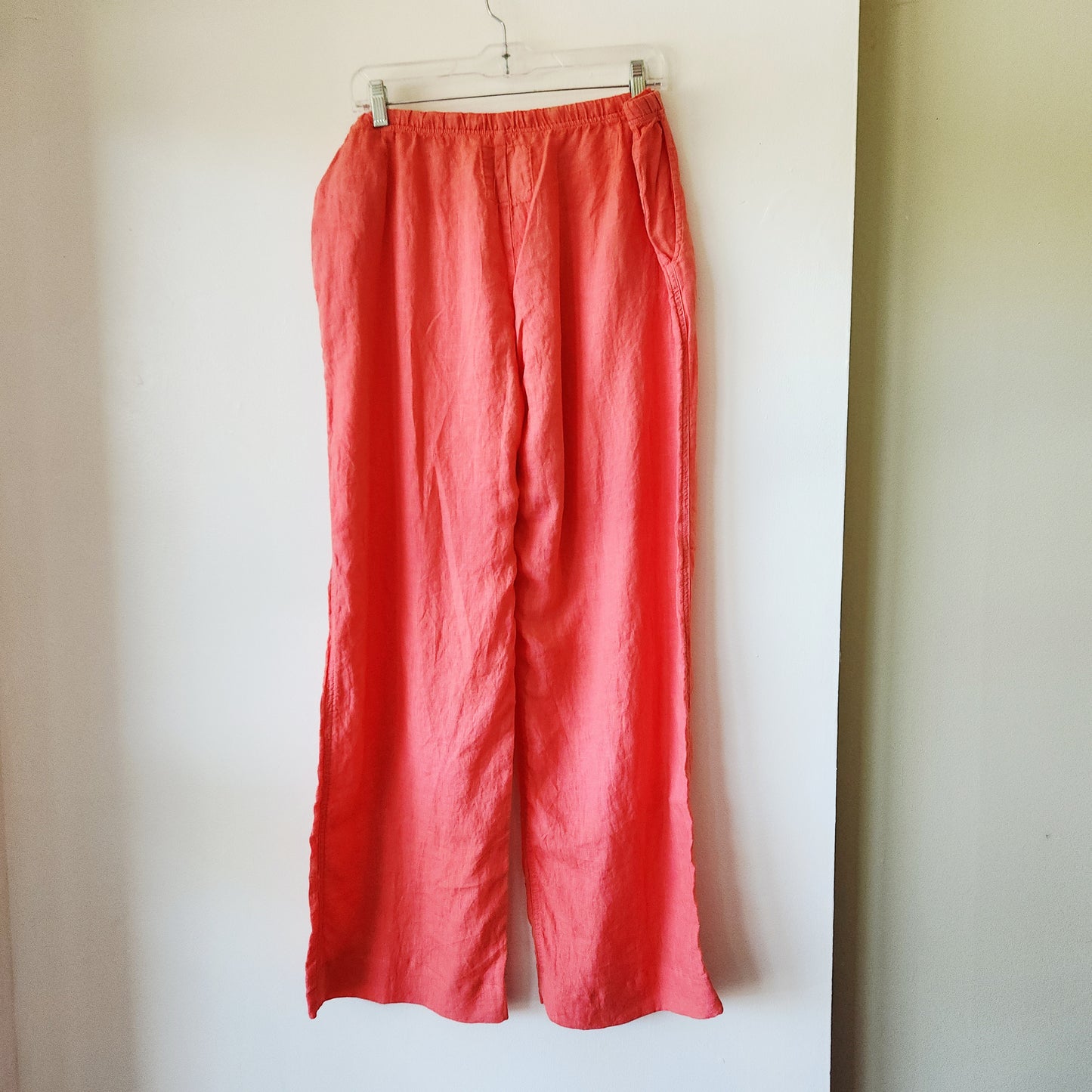 Velvet by Jenny Graham 100% Linen Drawstring Pants - XL