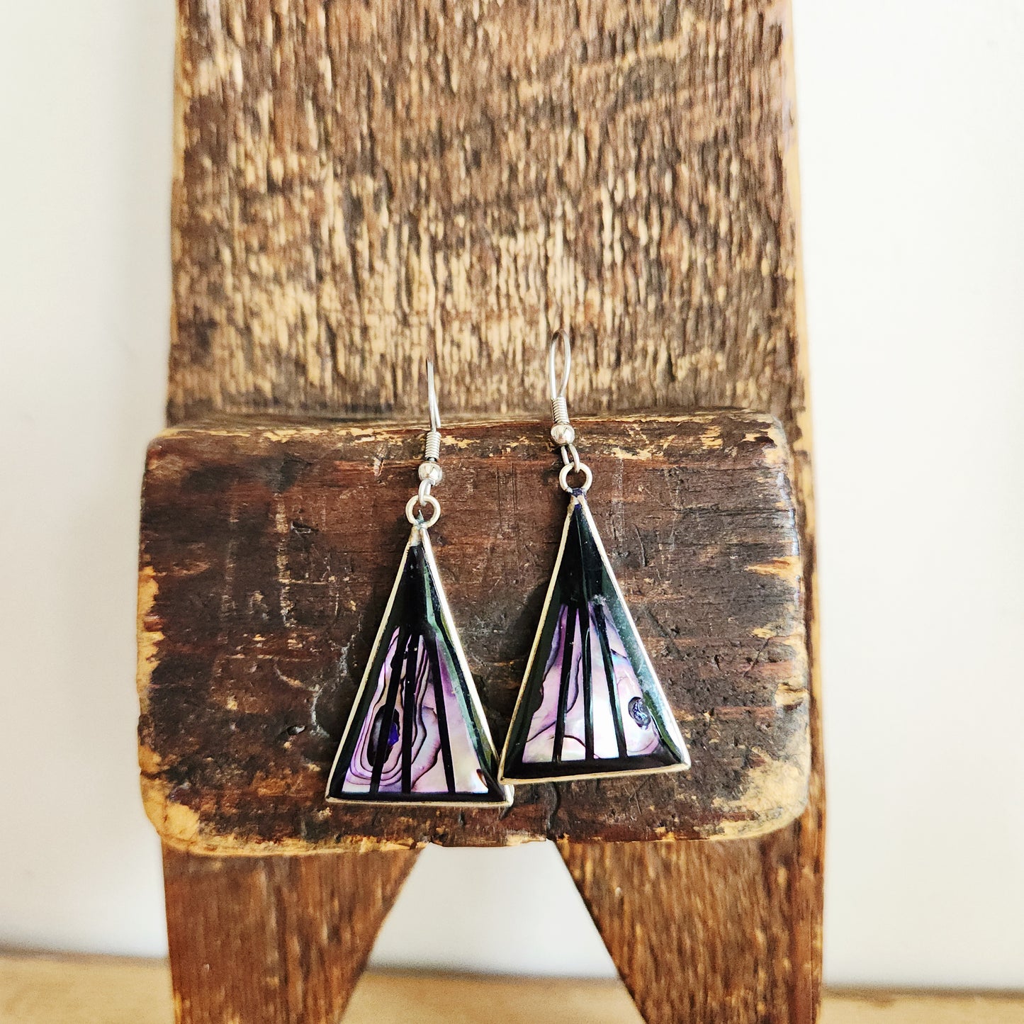 Alpaca Mexico Triangle Earrings
