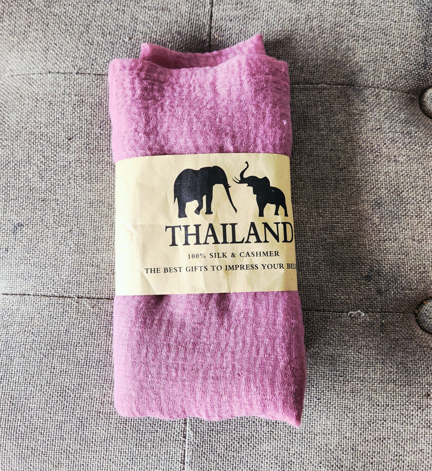 Thailand Silk and Cashmere Scarf