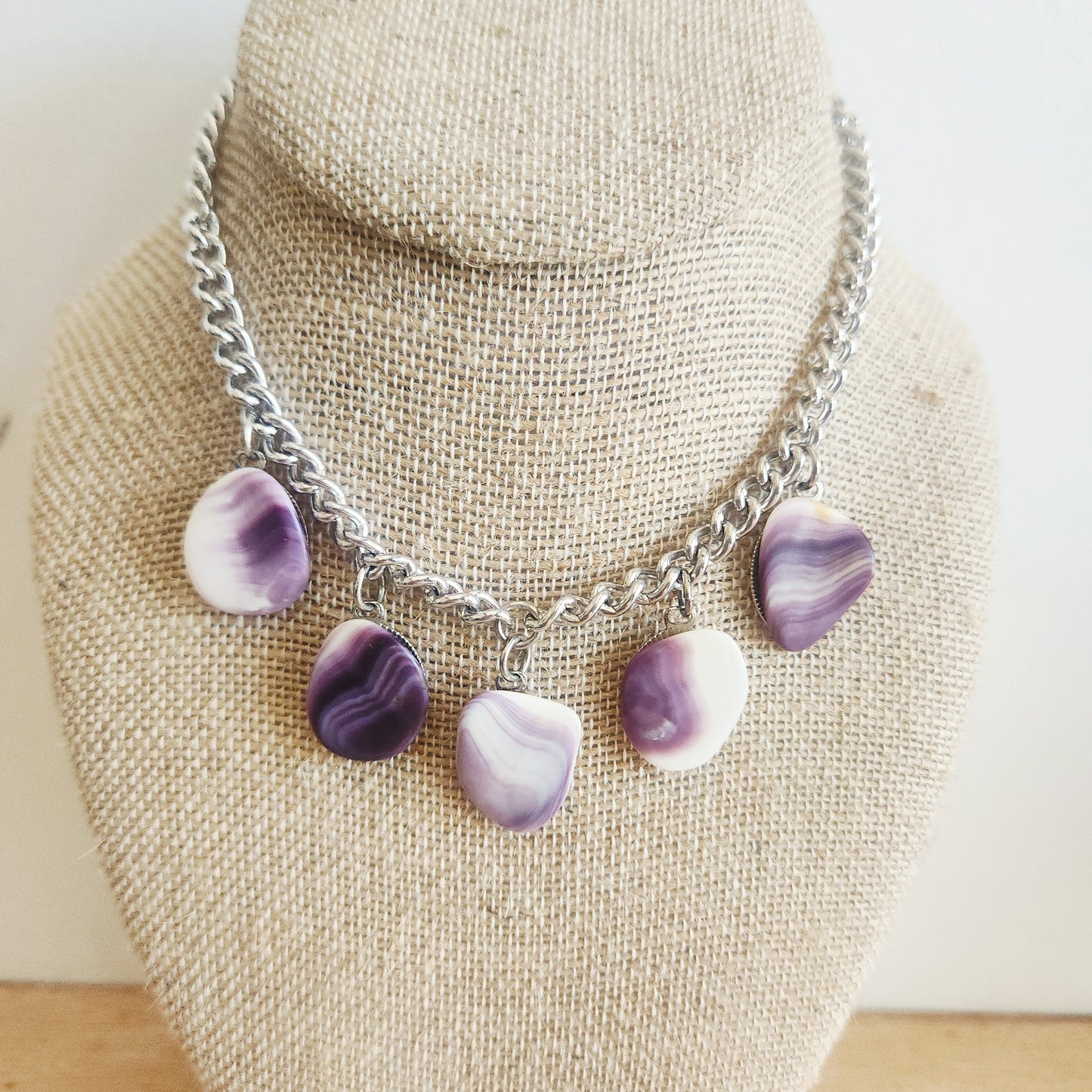 Quahog Shell Charm Necklace