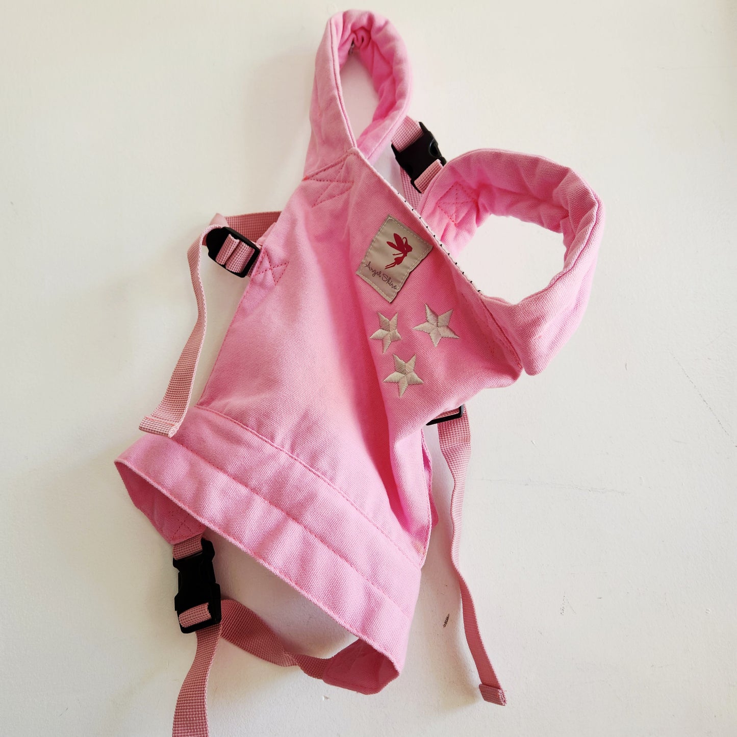 Angel Shine Cotton Baby Doll Stuffie Backpack Carrier