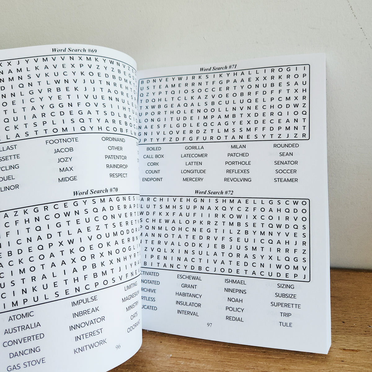 Word Search Puzzle Book for Adults