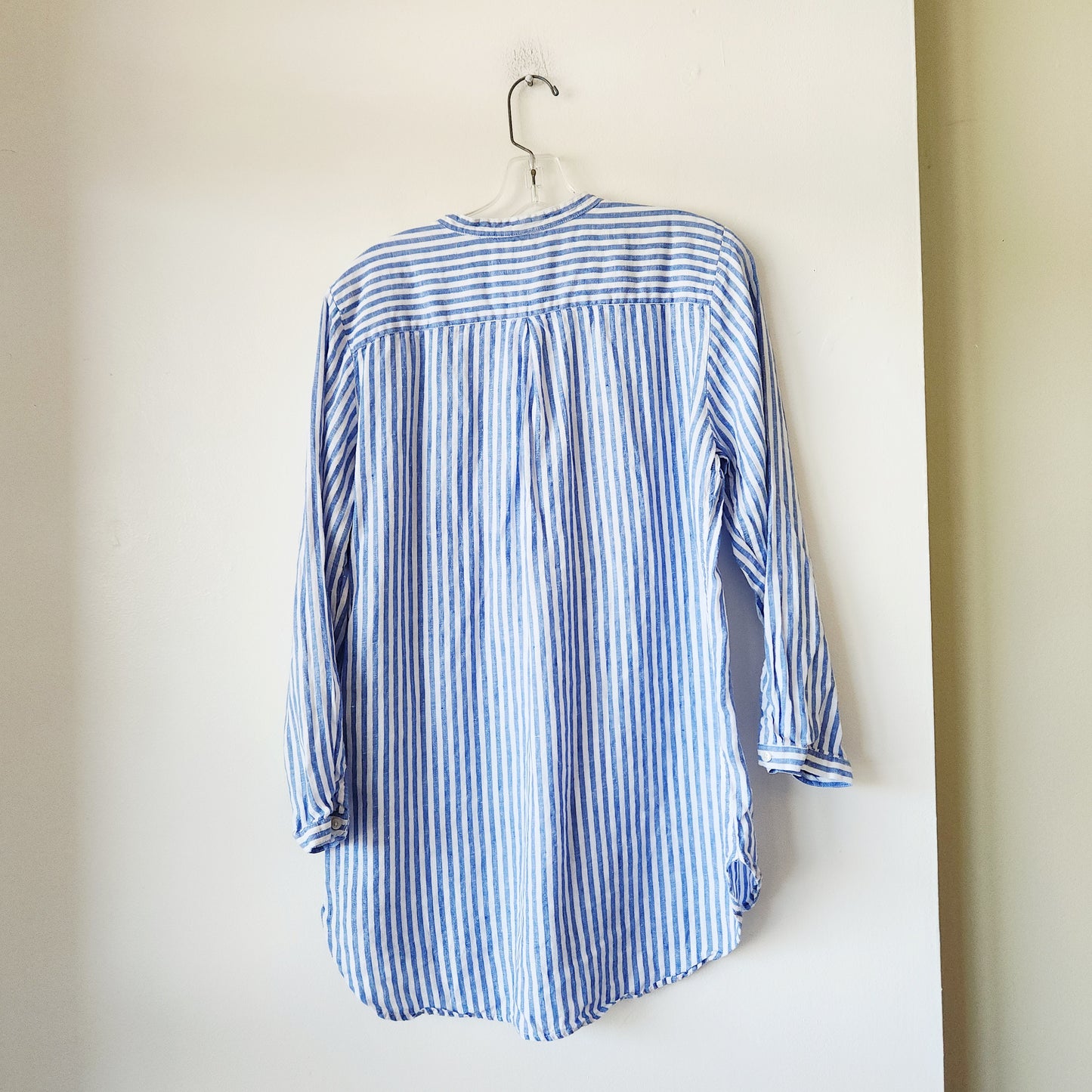 LL Bean 100% Linen Pullover Top - M