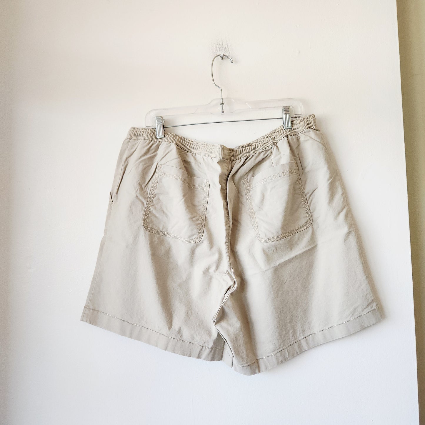 LL Bean 100% Cotton Drawstring Shorts - size 18 - New