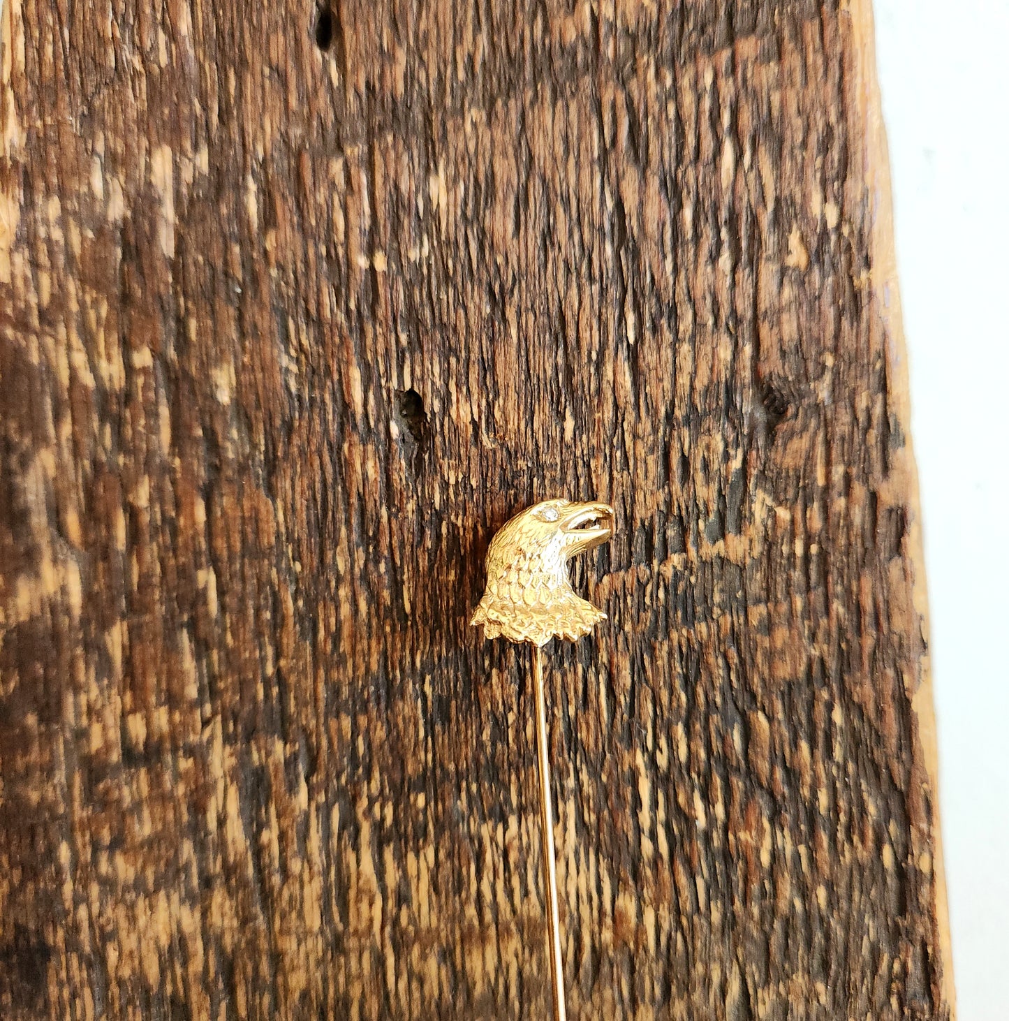14K Gold Eagle Stick Pin