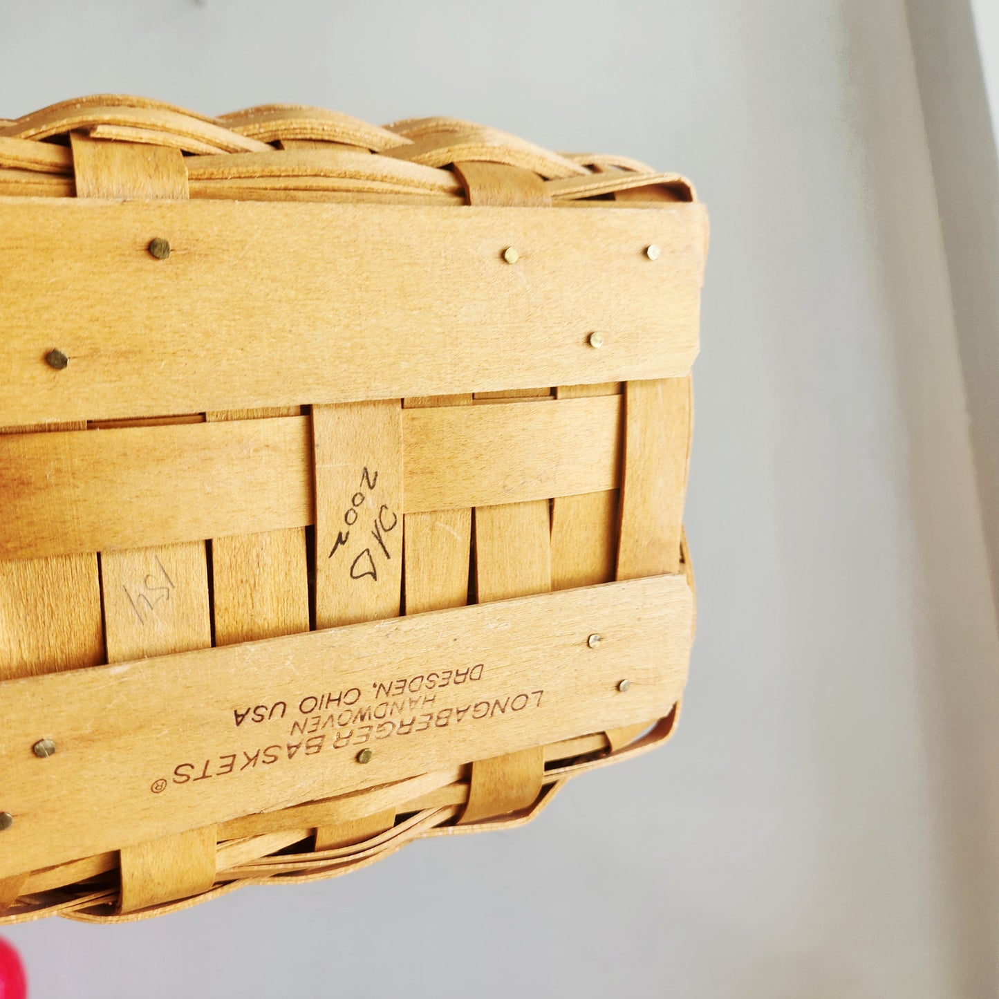 Longaberger Collectors Club Anniversary Basket 2002 9"