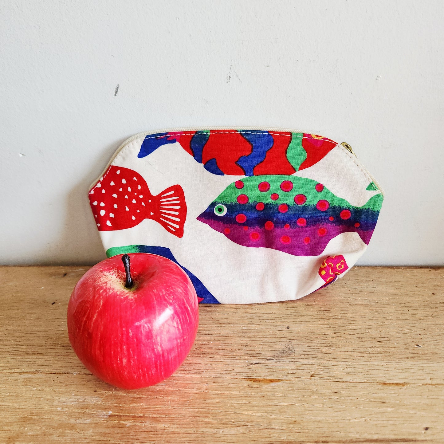 Vintage Fish Zip Pouch