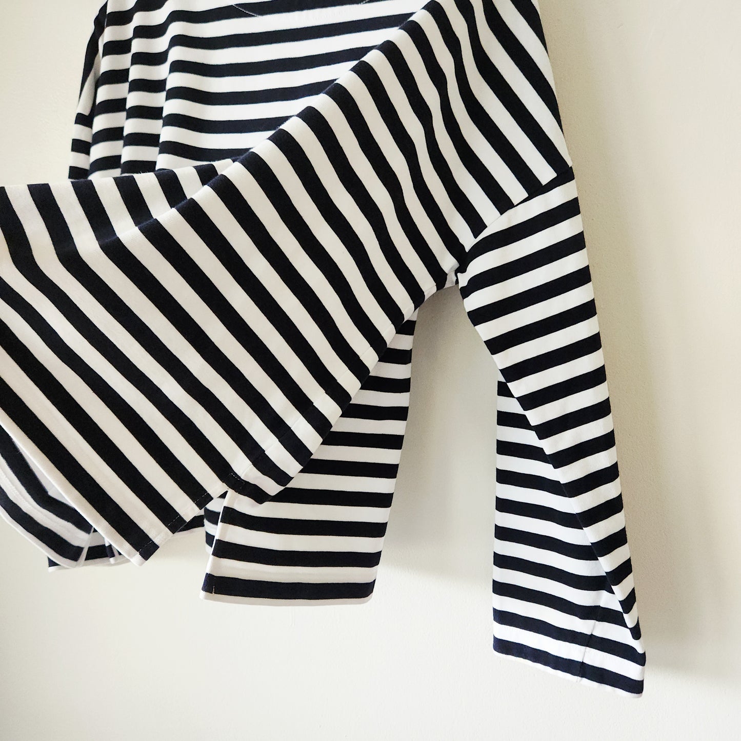 Cos 100% Cotton Boxy Fit Nautical Stripe Top - L