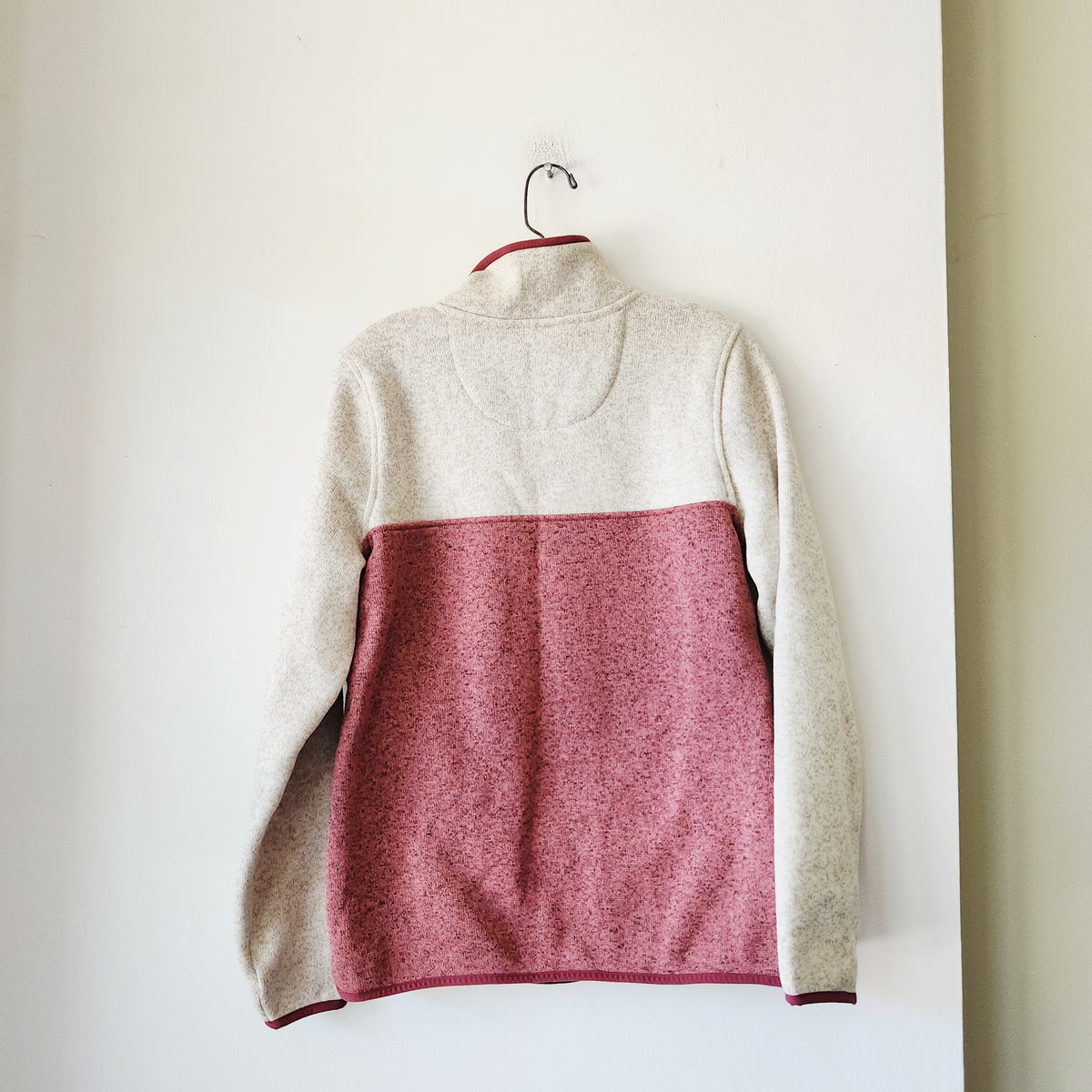 LL Bean Quarter Snap Fleece - S
