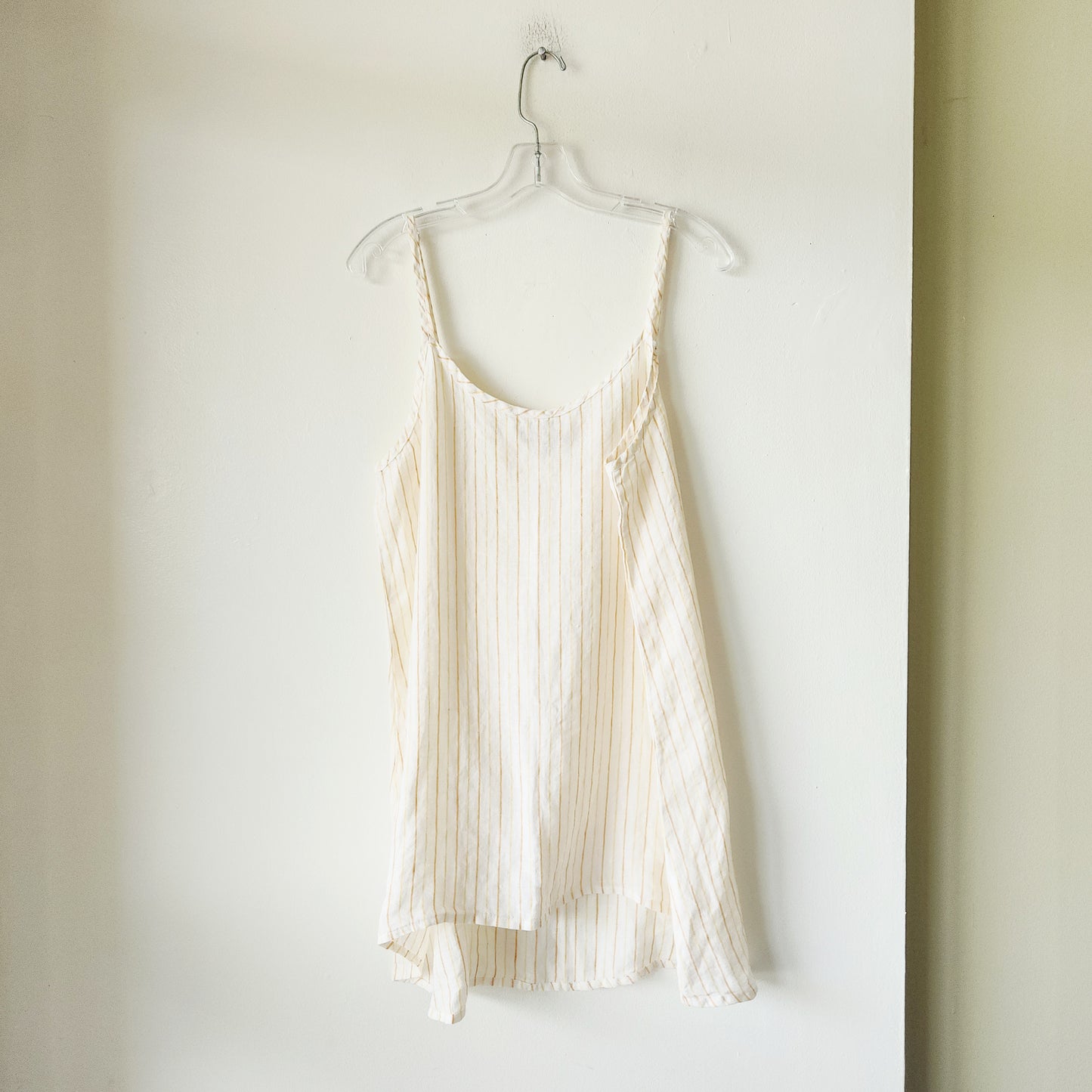 Flax 100% Linen Tunic Tank - S