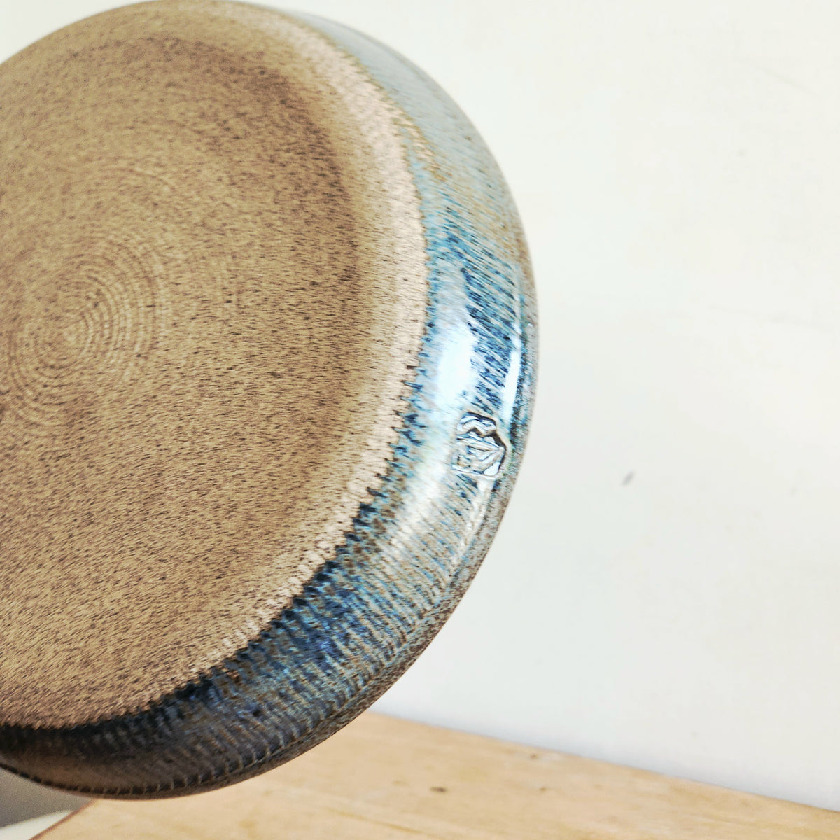 Handmade Pottery Pie Plate 10"