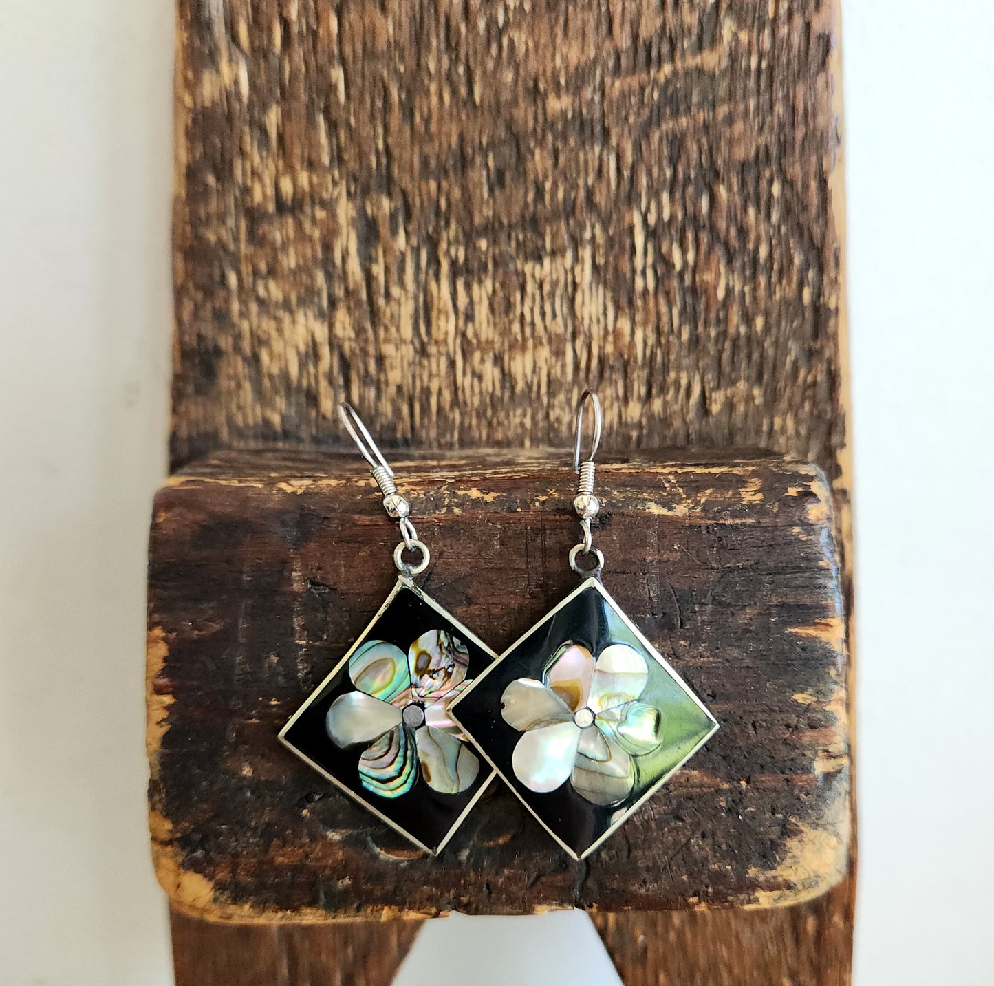 Alpaca Mexico Inlay Earrings