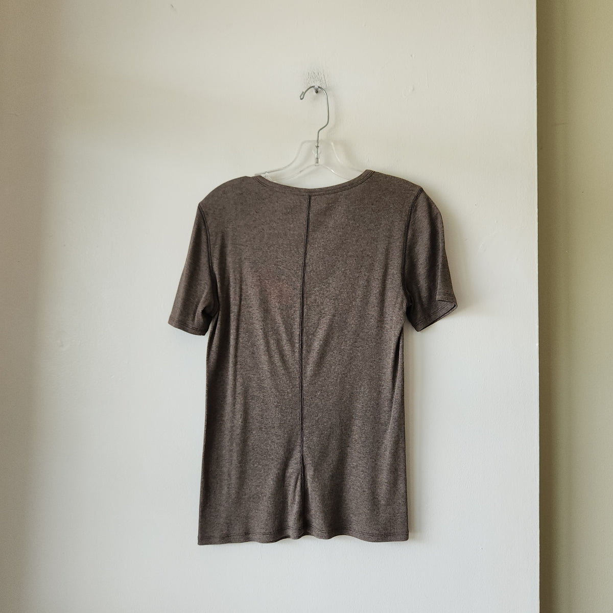 Everlane Supima Cotton Micro Rib Tee - M