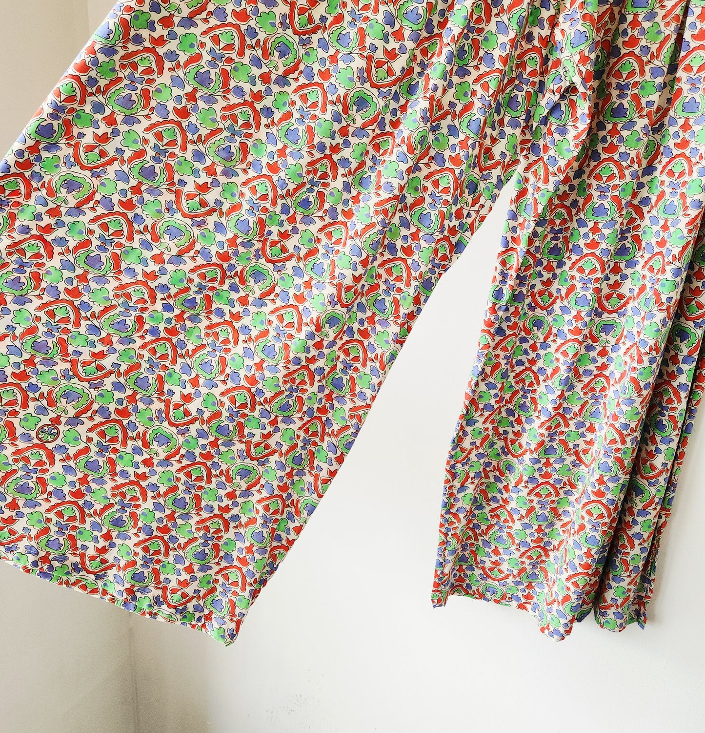 Tory Burch Pull On Pants with Smocked Waistband - L