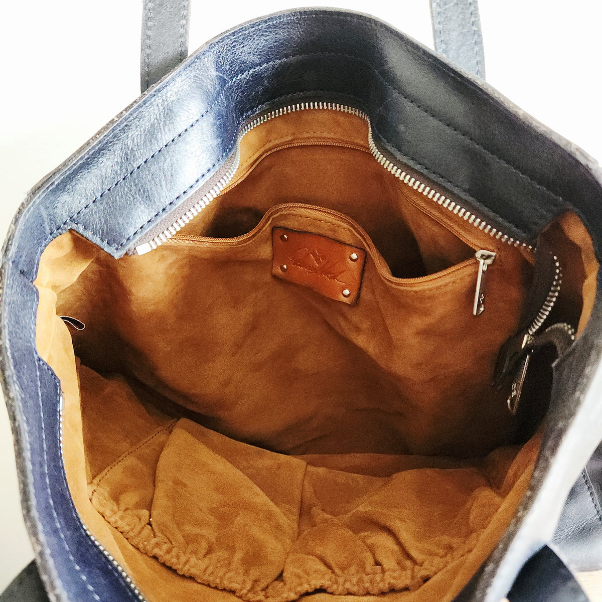 Patricia Nash Leather Zip Top Tote