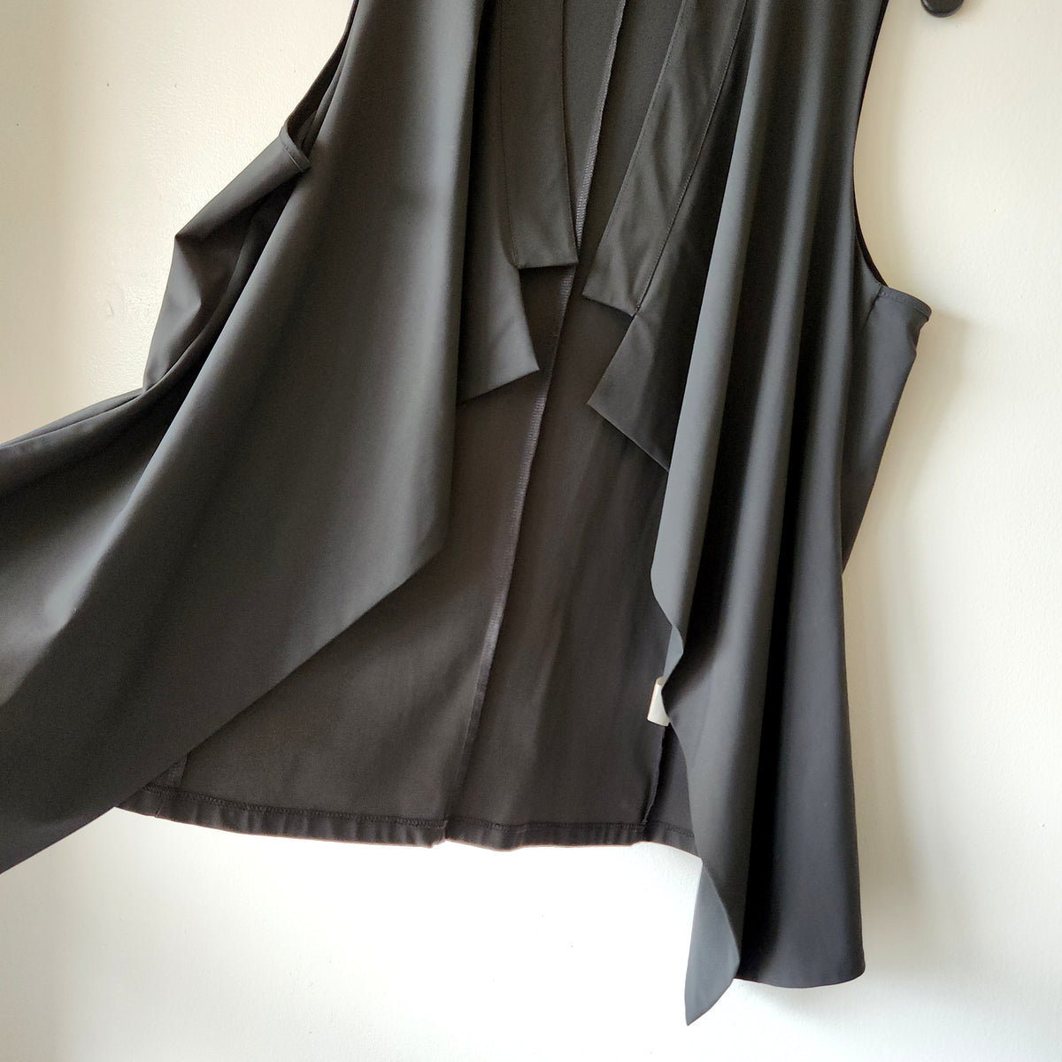 Jason Open Vest Top with Notched Neckline - XL