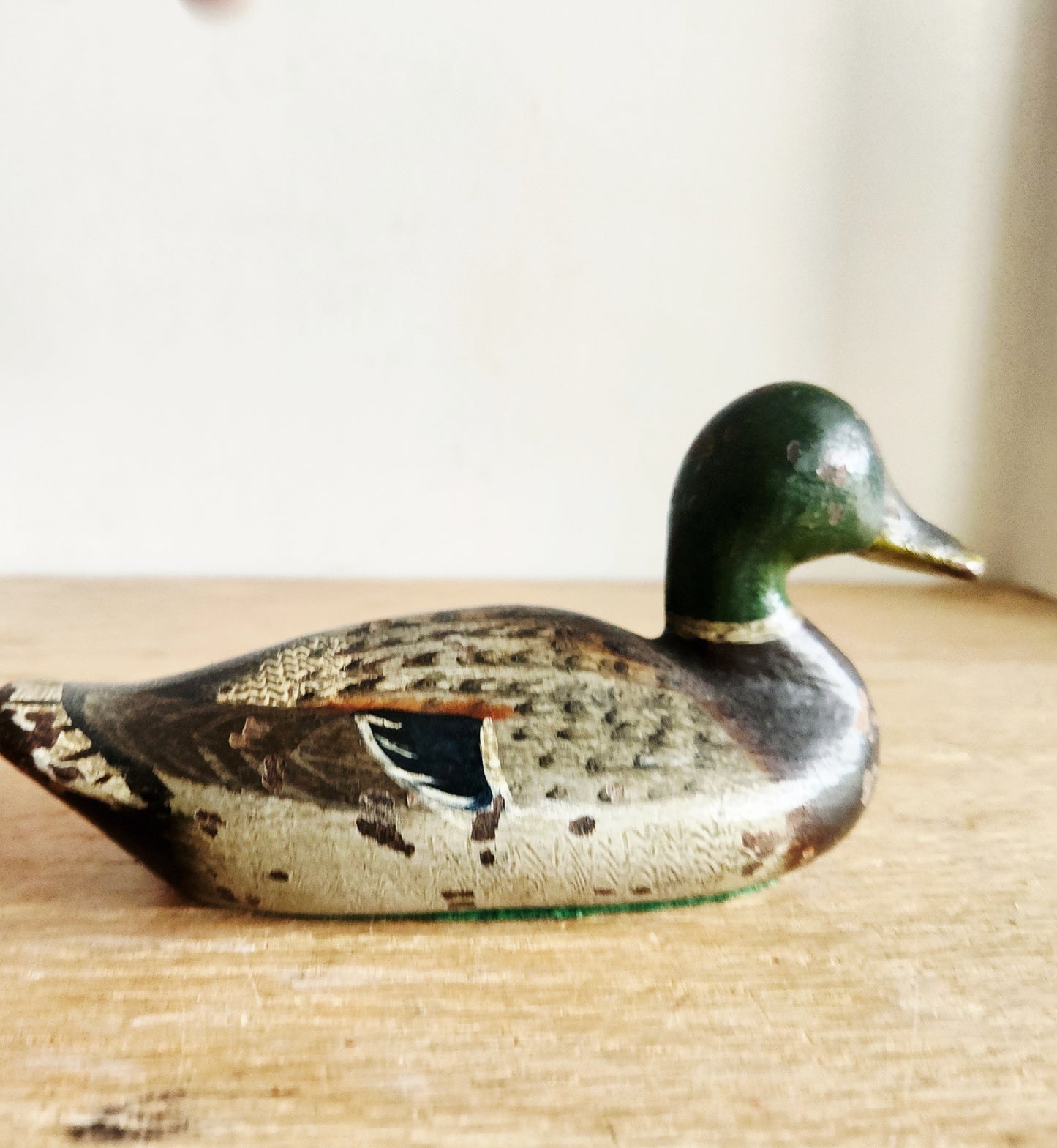 Vintage Mallard Duck Doorstop Paperweight
