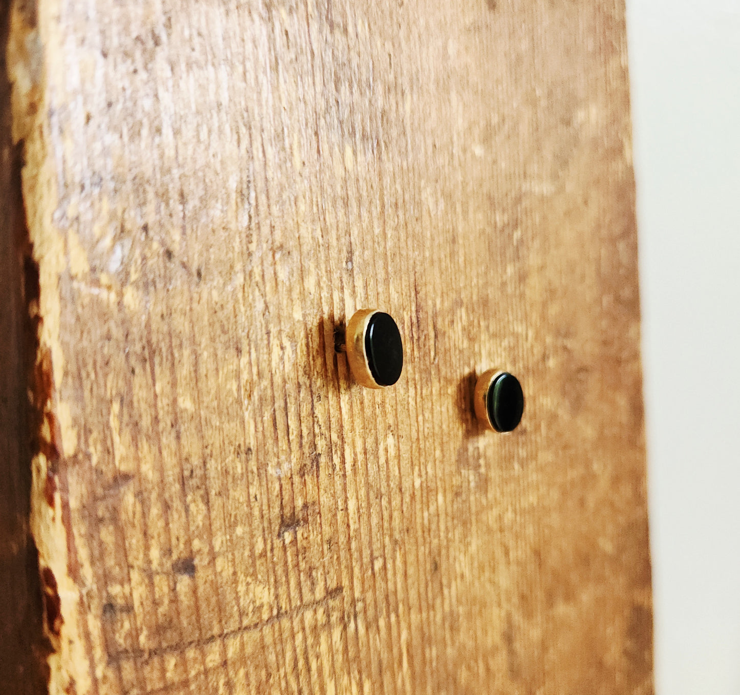 Carla 14K Gold Oval Studs