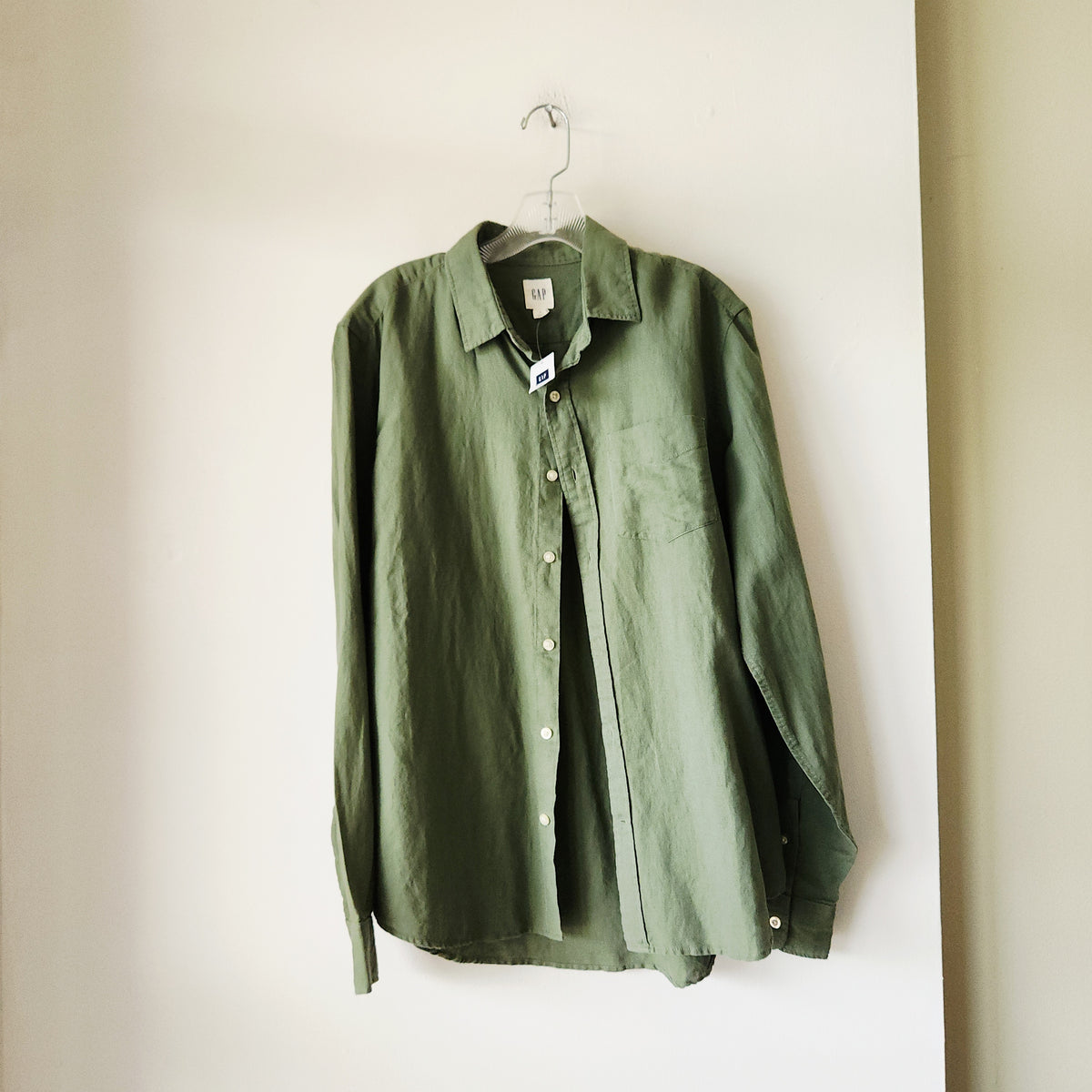 GAP Linen & Cotton Button Up Shirt - M - New