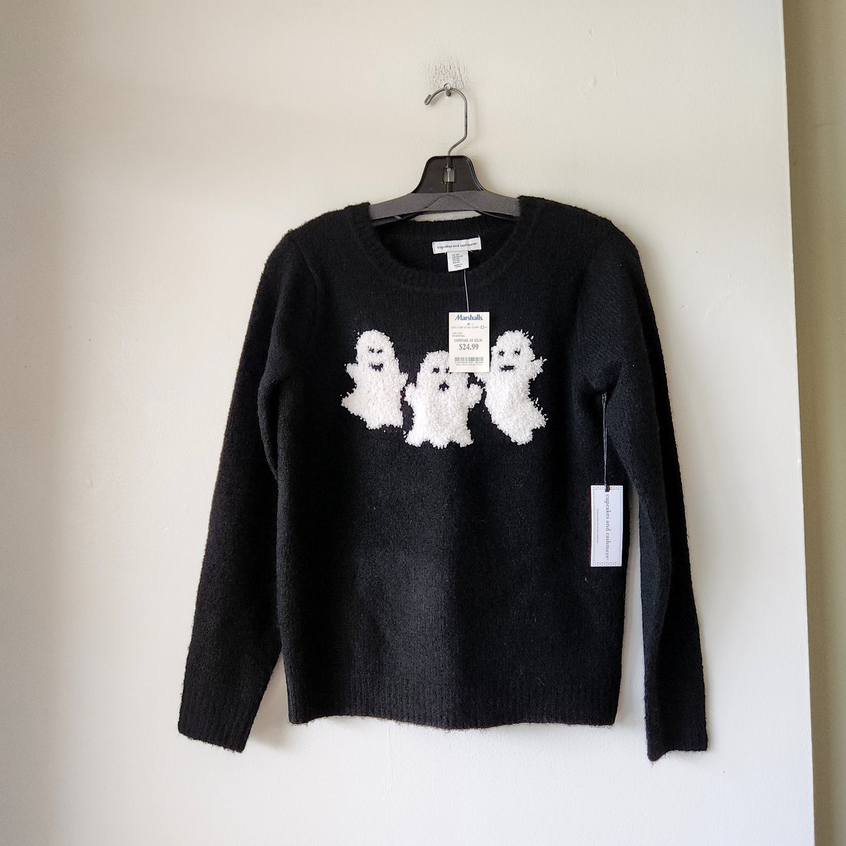 Cupcakes & Cashmere Ghost Party Sweater - XS - New