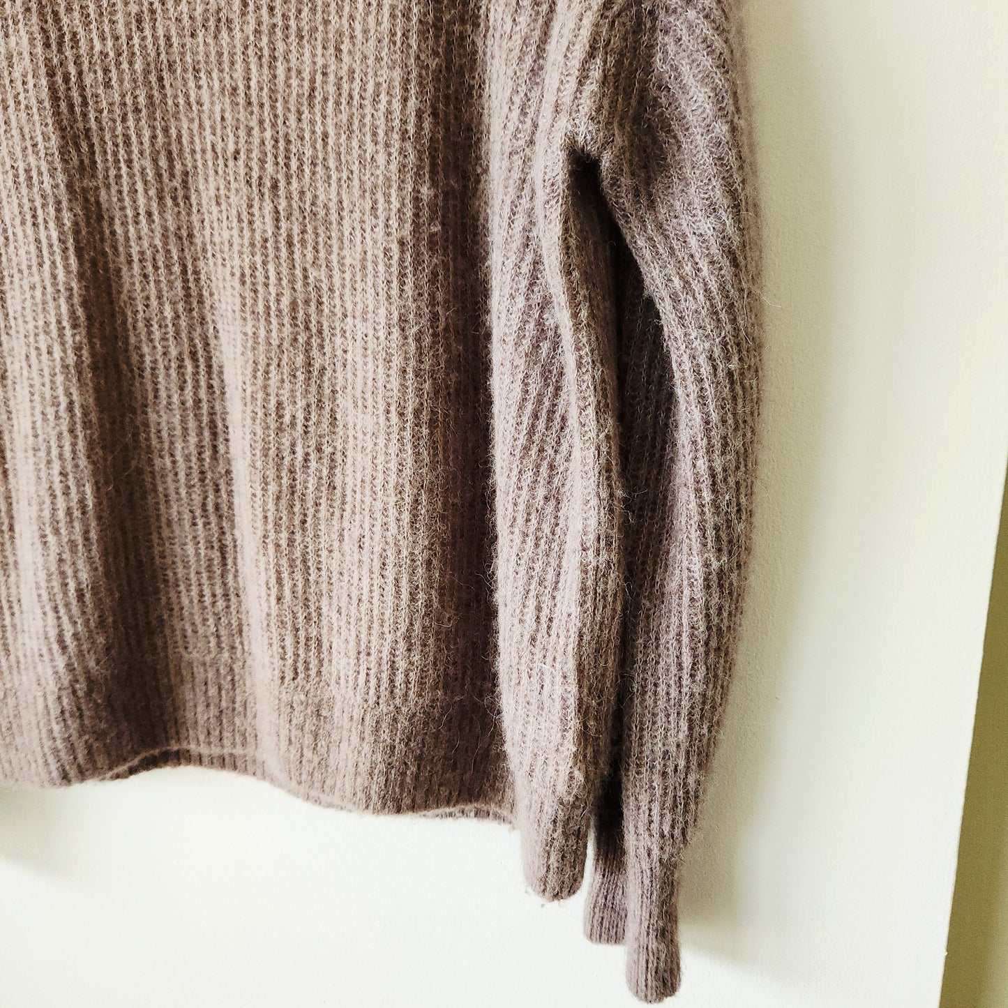 Everlane Alpaca Blend Rib Knit Sweater - M