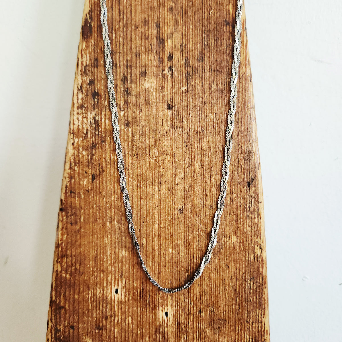 Sterling Silver Braided Chain