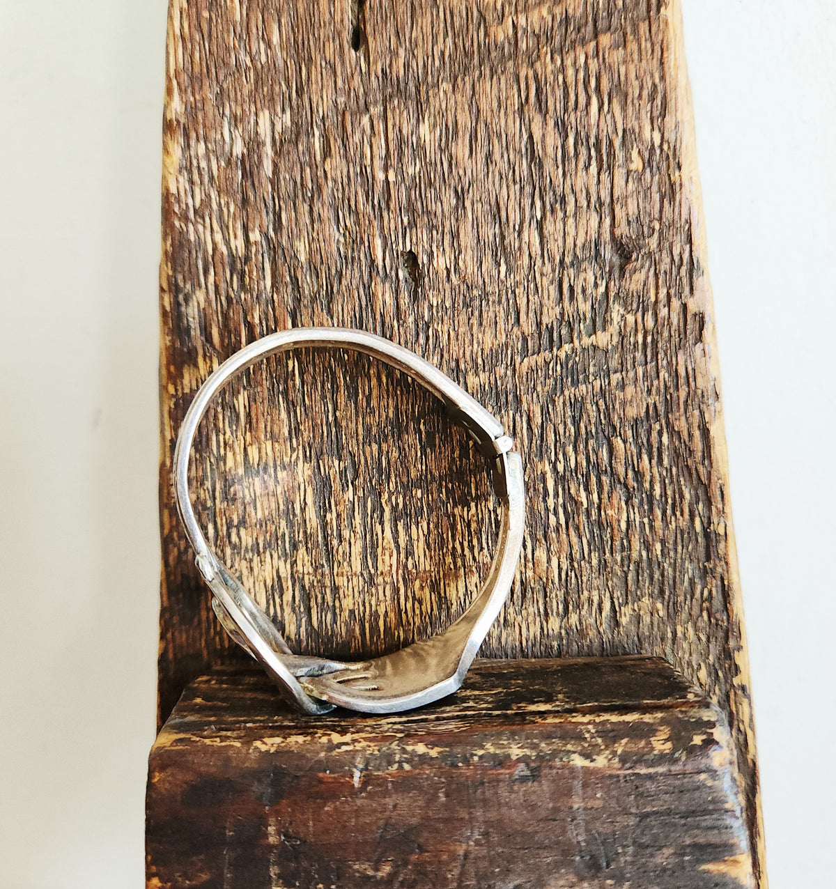 Flatware Cuff Bracelet with Heart