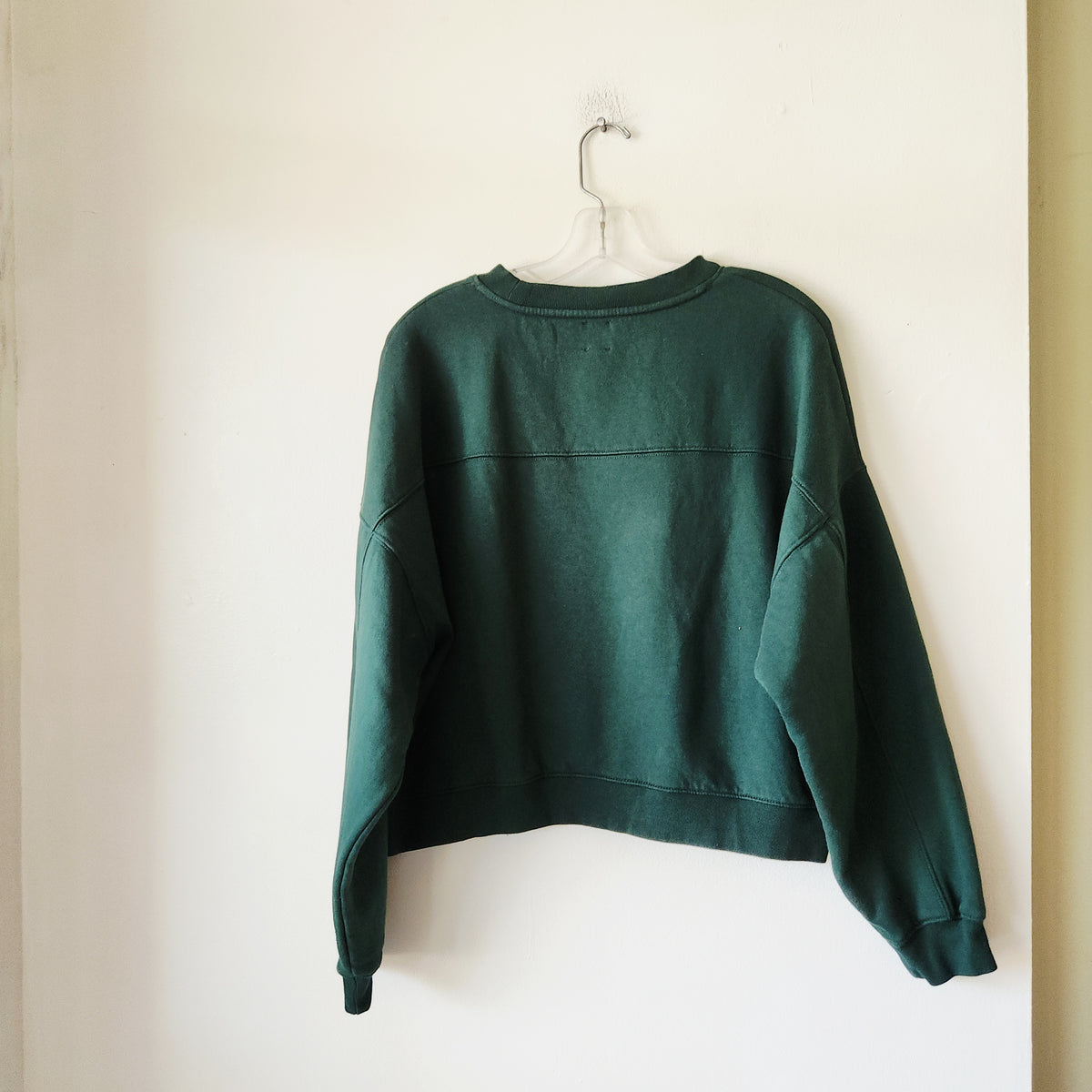 GAP Athletic Hunter Green Drop Shoulder Sweatshirt - M