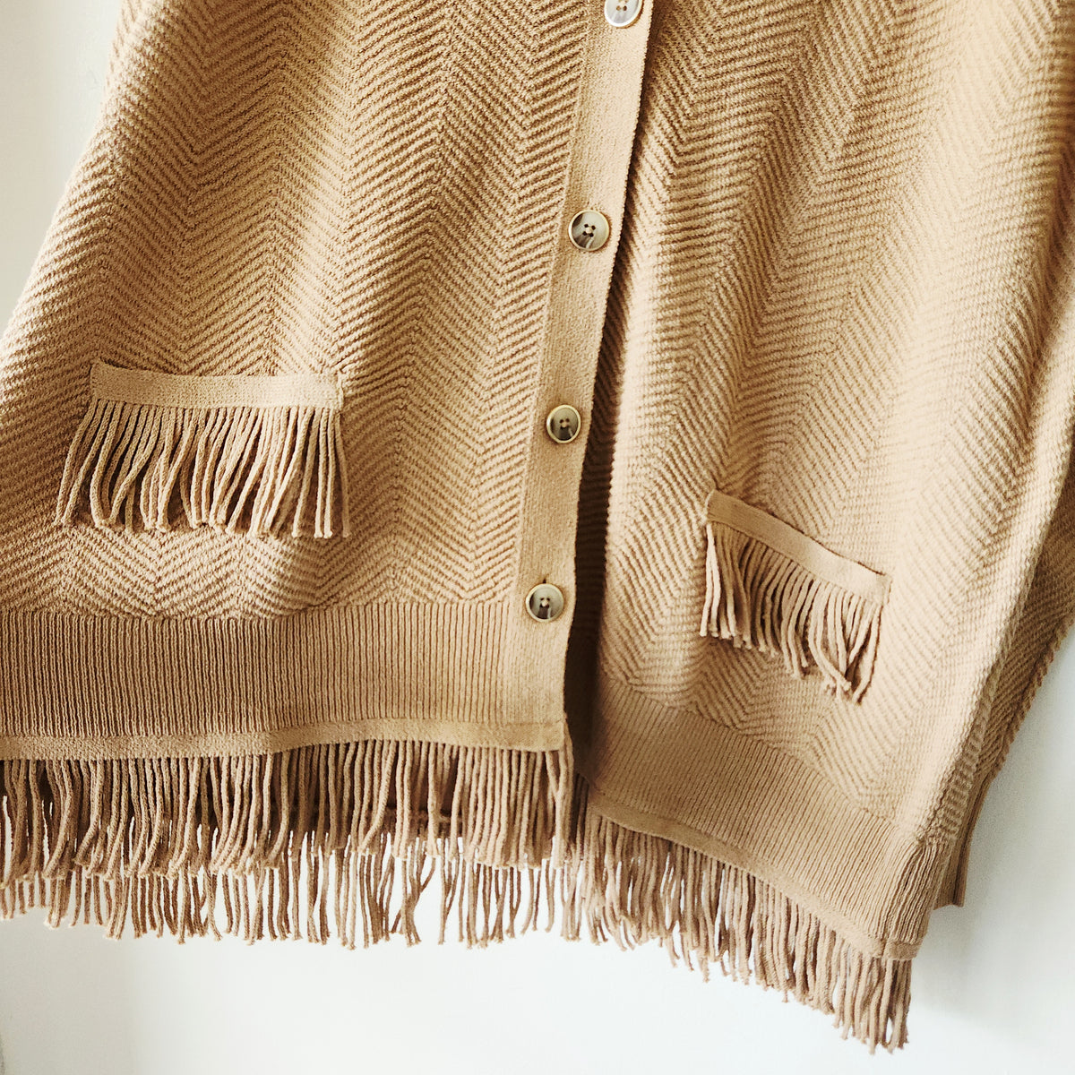 Chico's Cardigan with Fringe Details - XXL