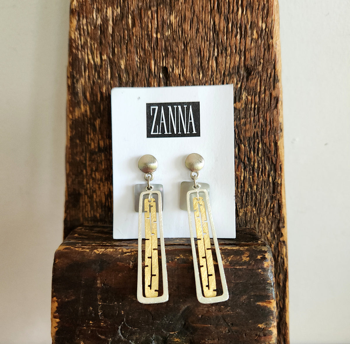 Zanna Mixed Metals Stud Earrings