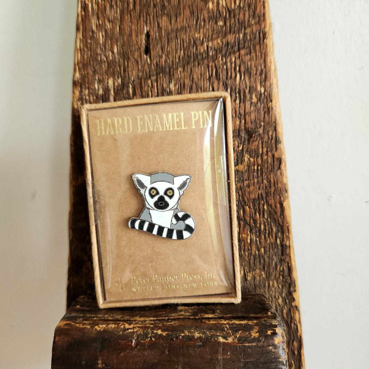 Lemur Enamel Pin - New
