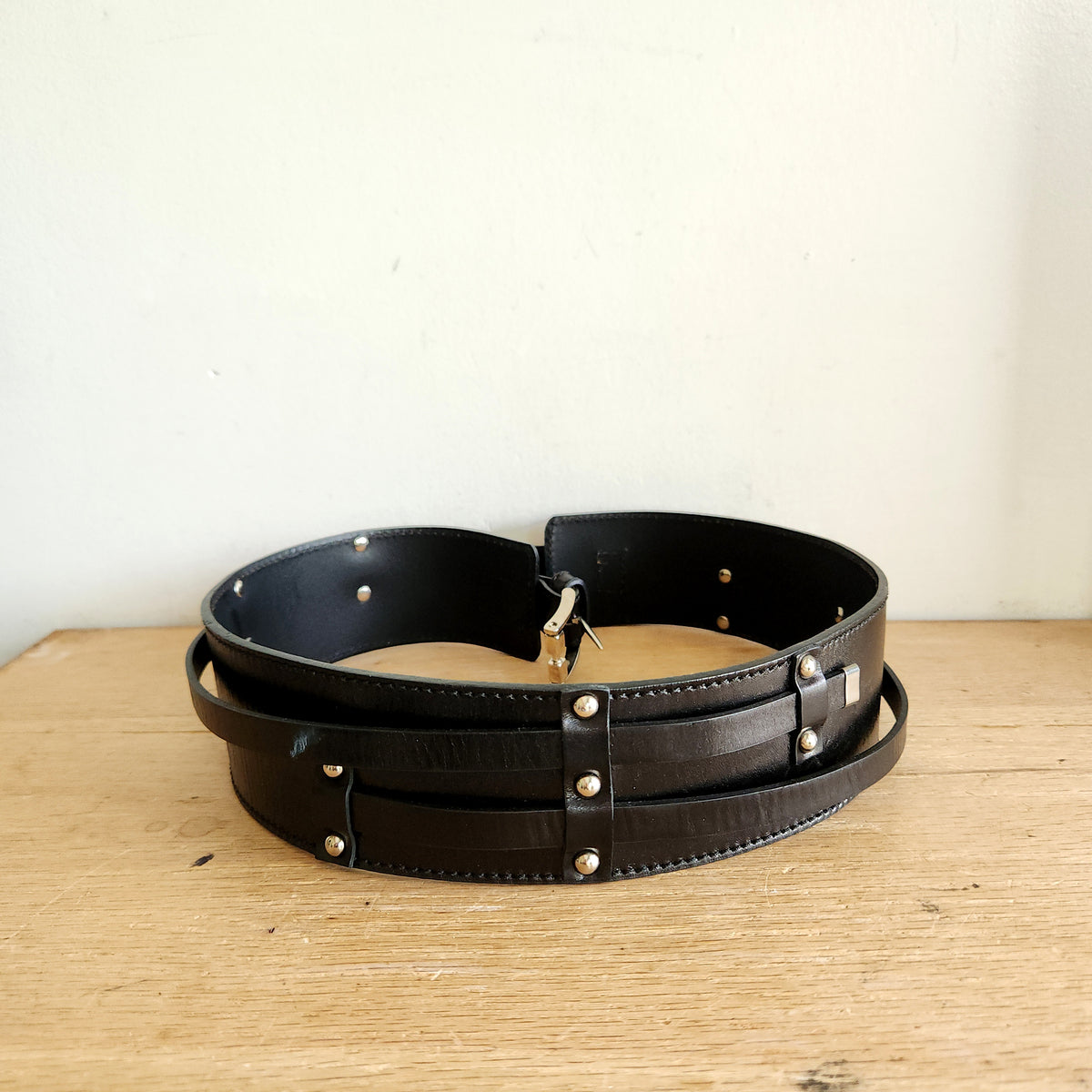 Anne Fontaine Leather Belt - 36"