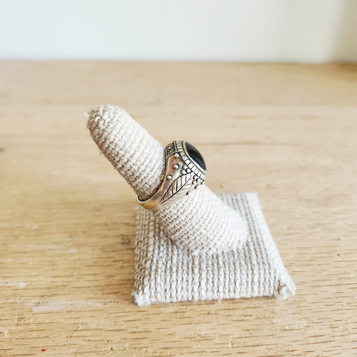 Sterling Silver Signet Ring - size 8