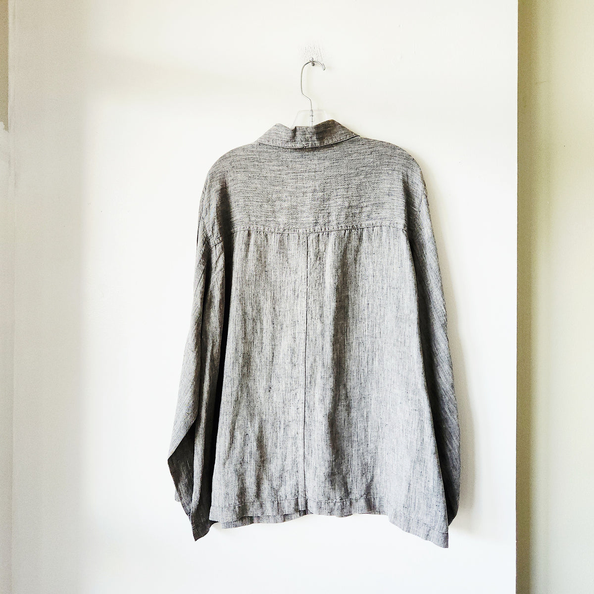 Sigrid Olsen Sport 100% Linen Oversized Button Up Shirt - XL