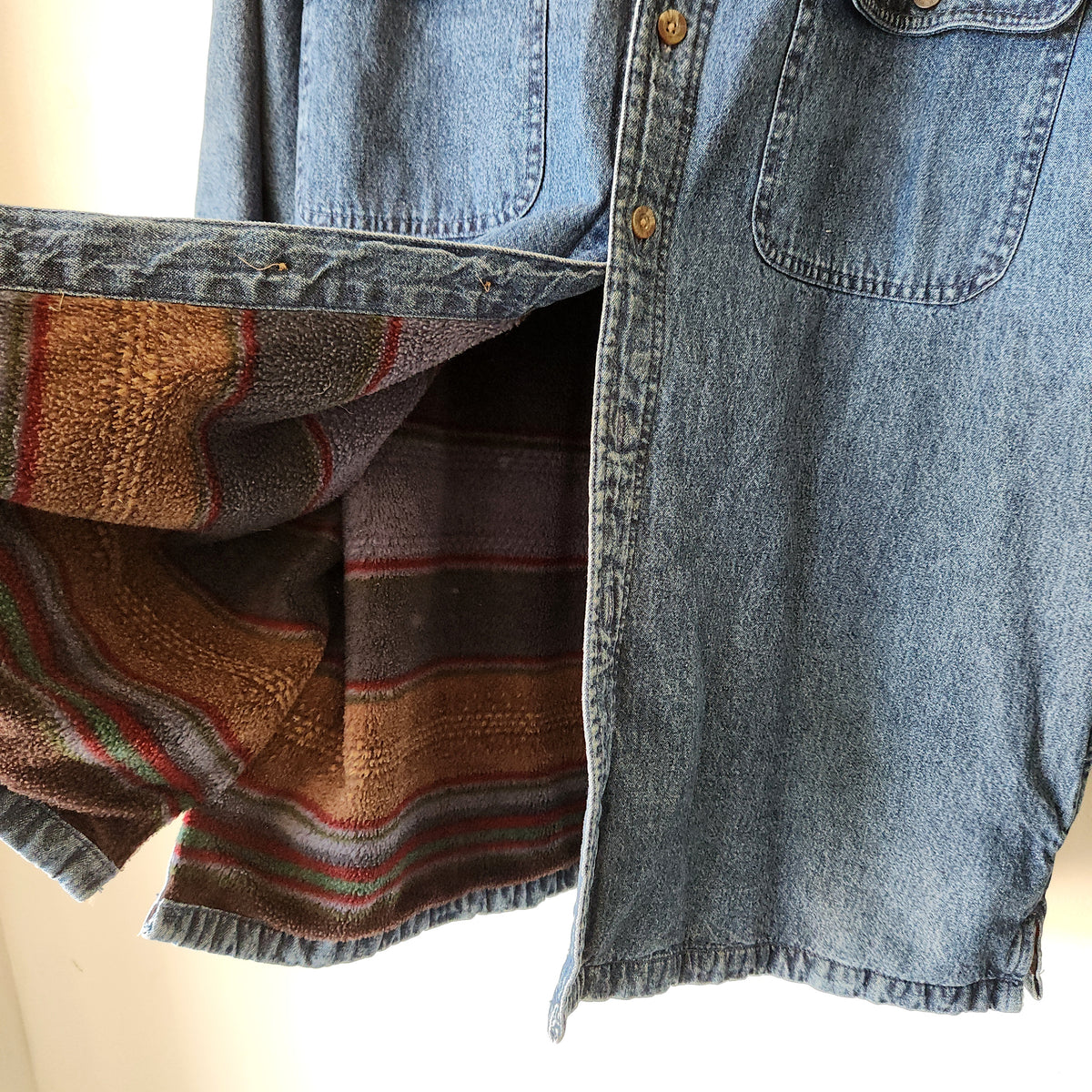 Wolverine Denim Shirt with Lining - L