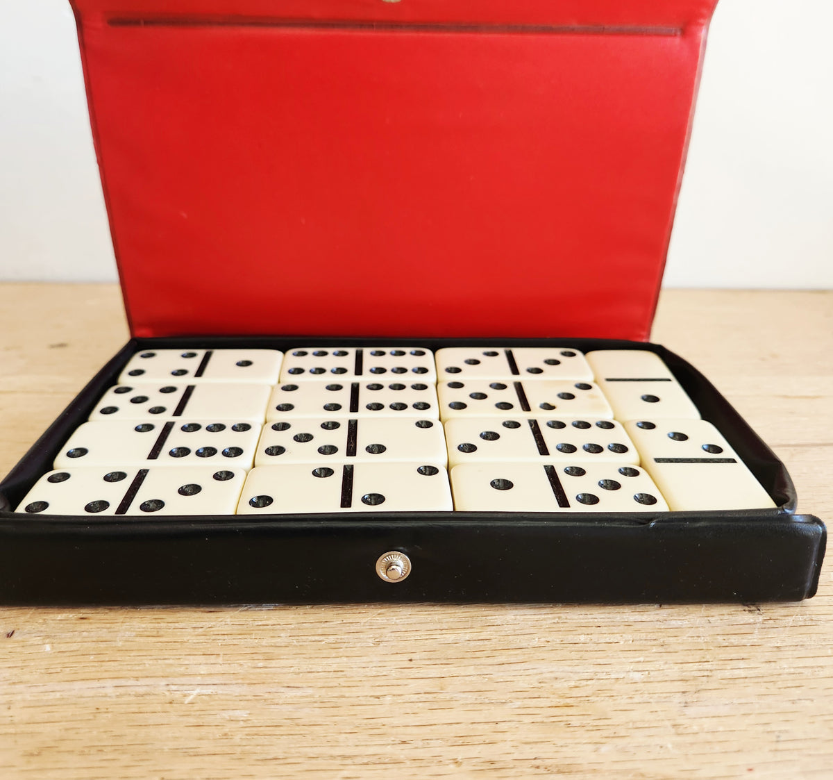 Vintage Dominoes Set Double Six
