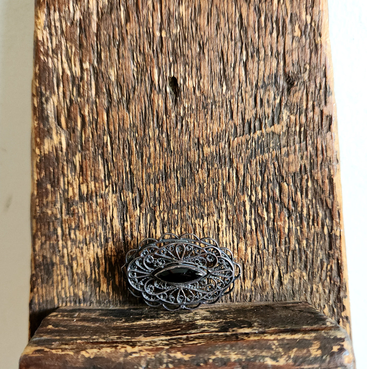 Sterling Silver Scrollwork Pin