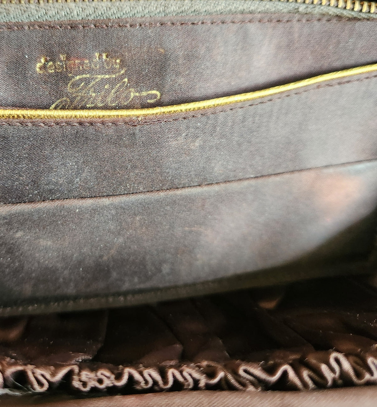 Vintage 1940's 1950's Espresso Clutch Desgined by Frilo