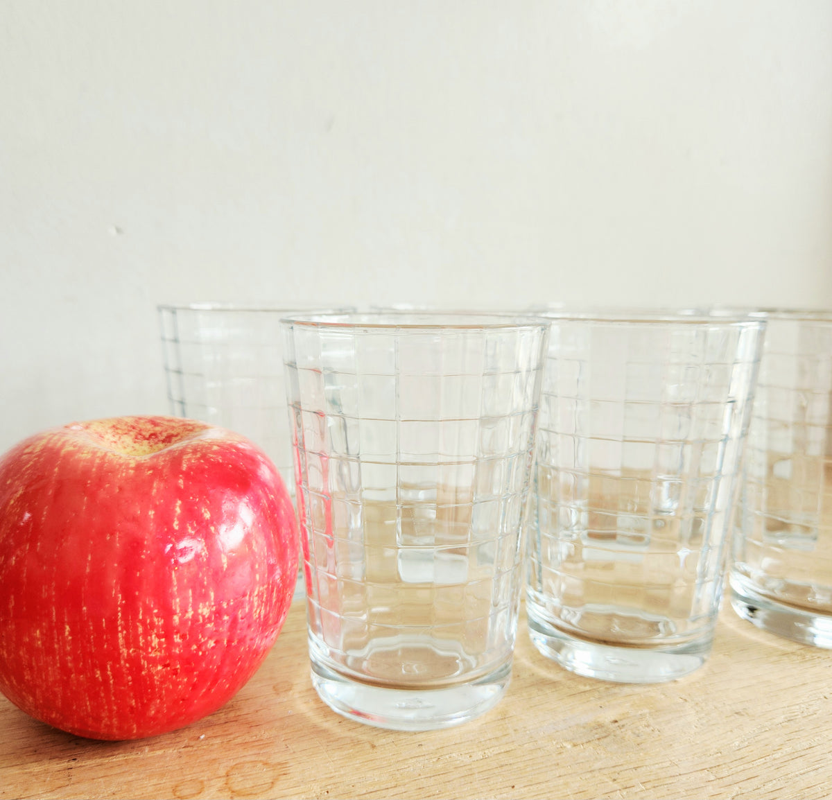 Vintage Pasabahce Small Glass Tumblers Set of 7