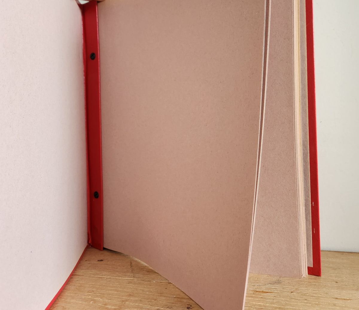 Vintage Deluxe Red Scrapbook 12" x 14"