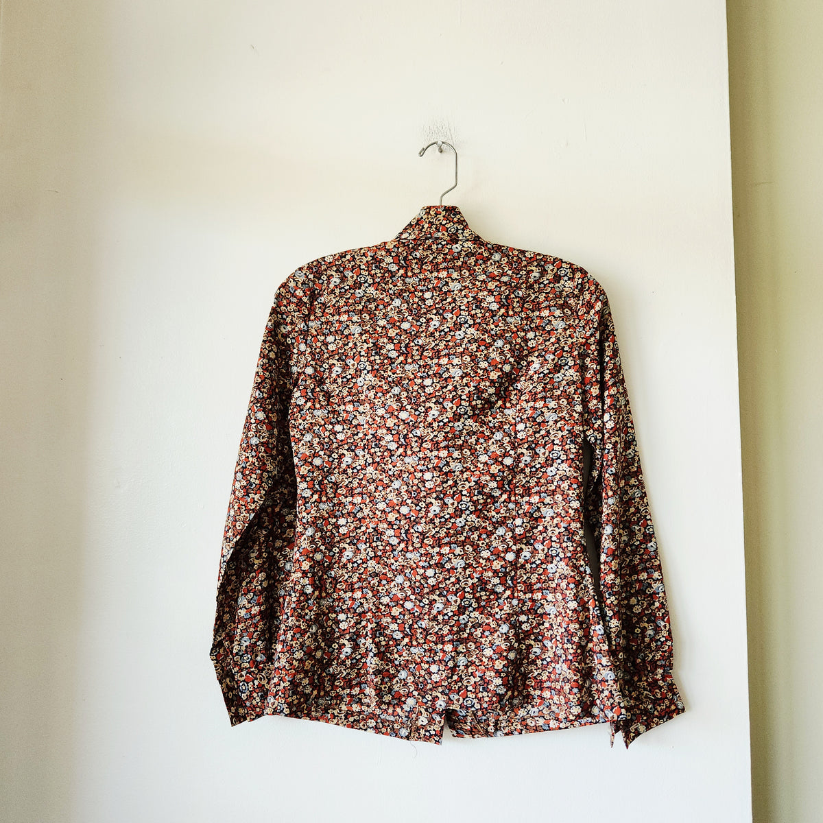Vintage Jo Matthews Blouse with Necktie - approx XS