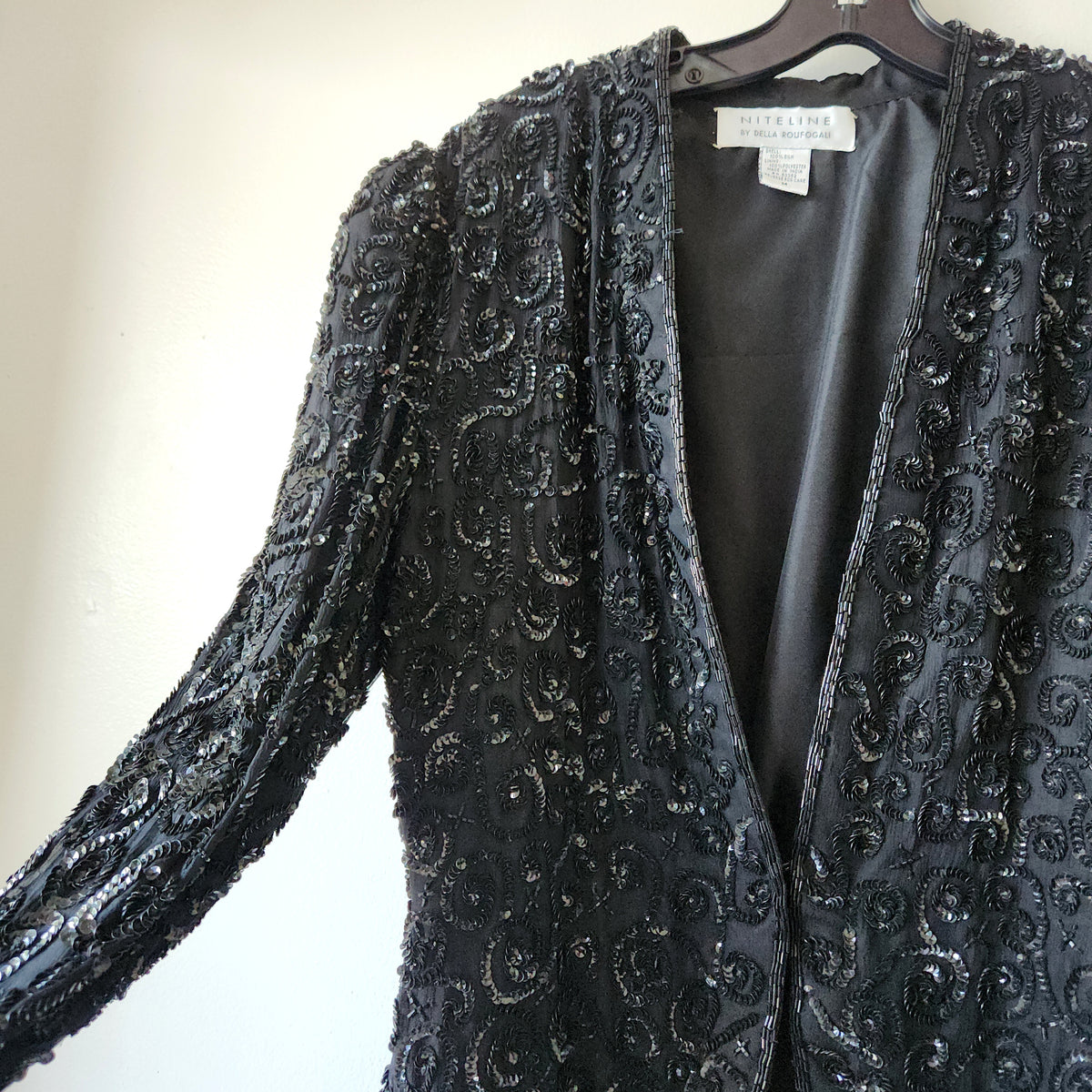 Niteline by Della Roufogali Beaded Evening Jacket - M