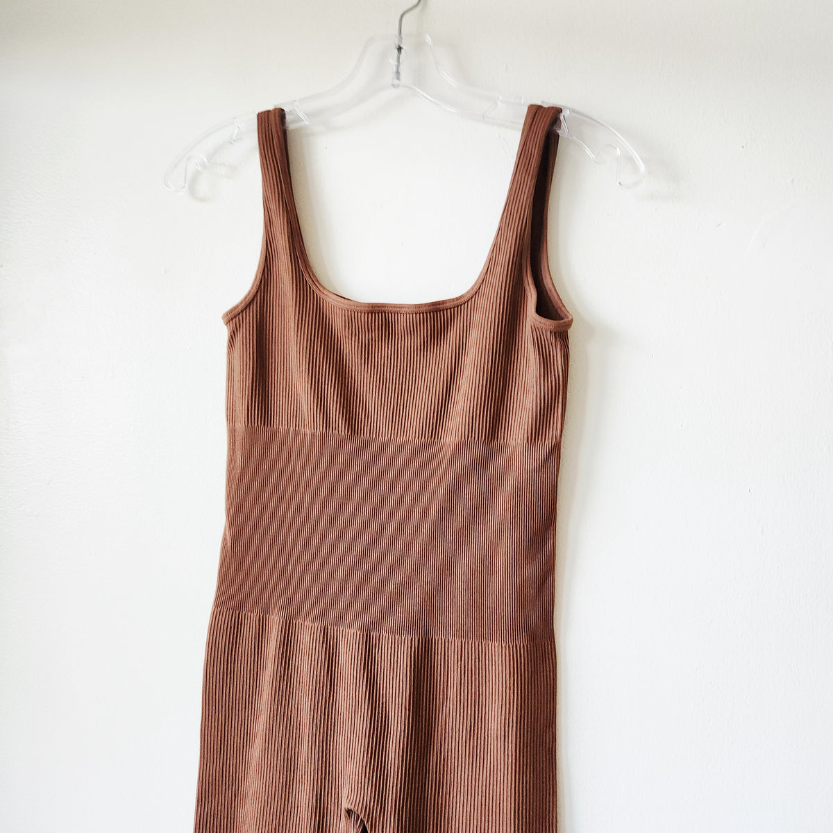 Ribbed Unitard - S