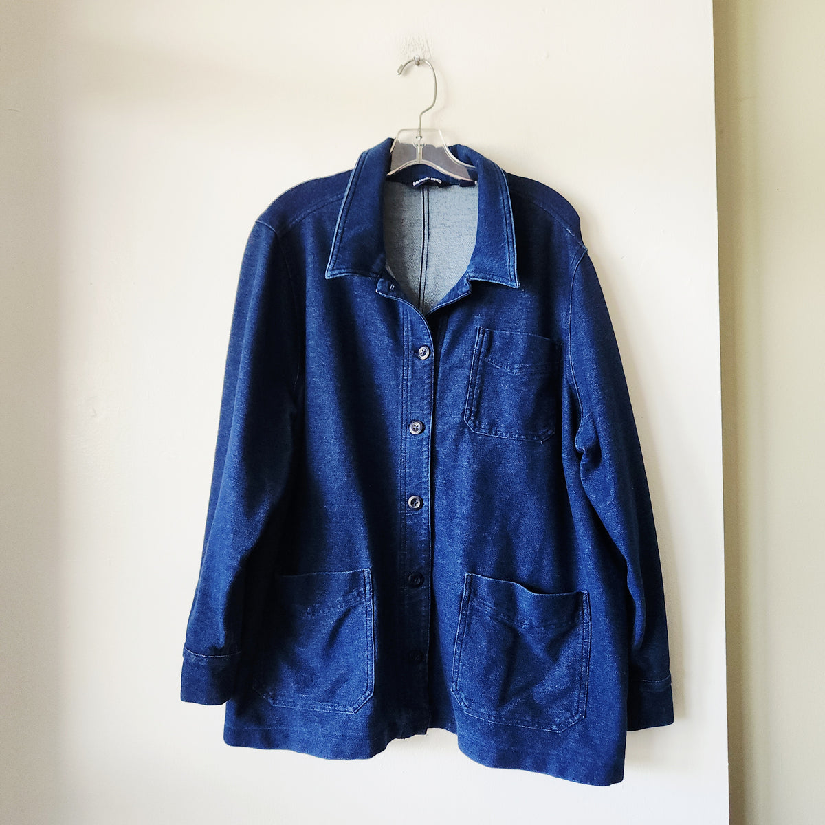 Lands' End Stretch Denim Shirt/Jacket - 2X