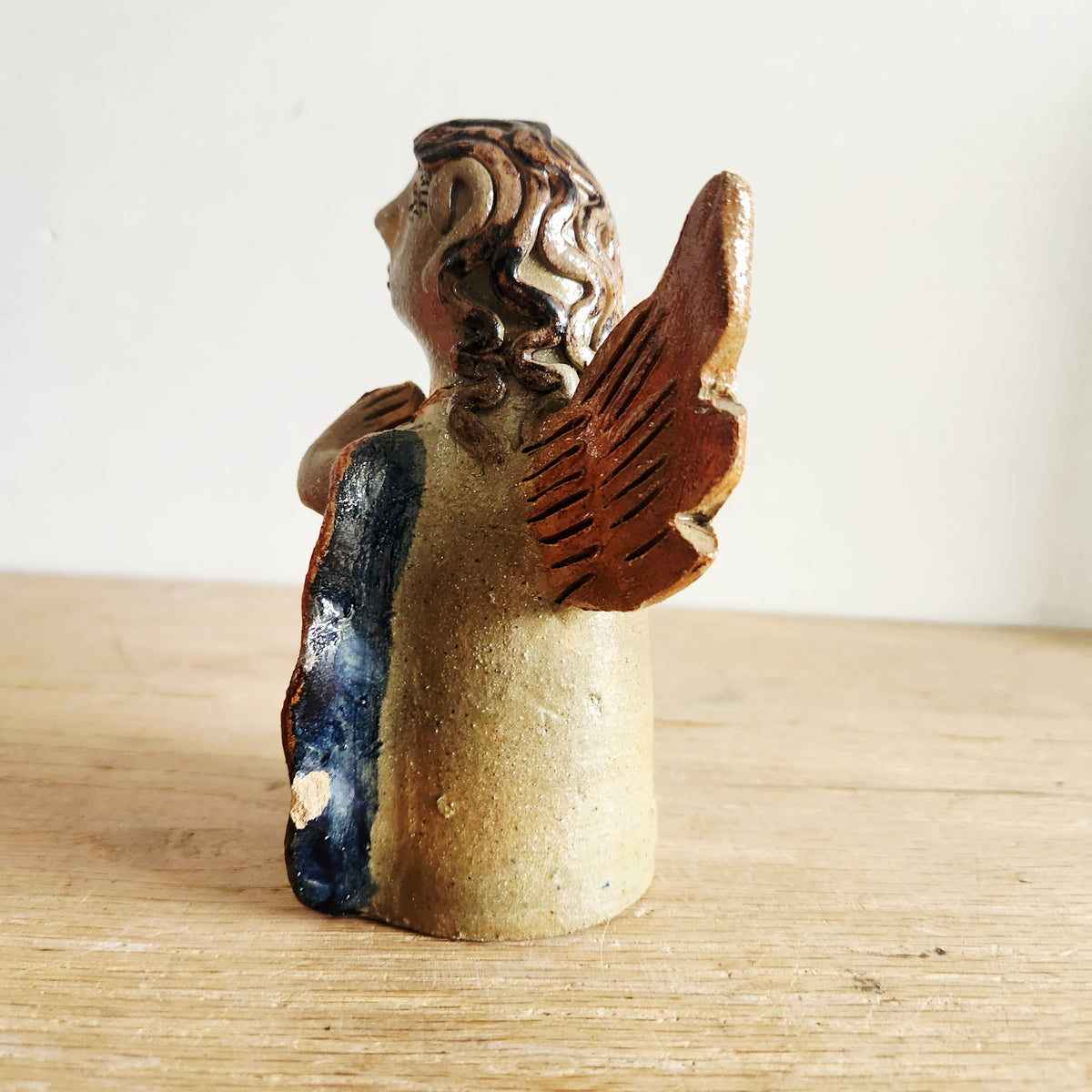 Handmade Mexican Folk Art Figurine * asis 6"H