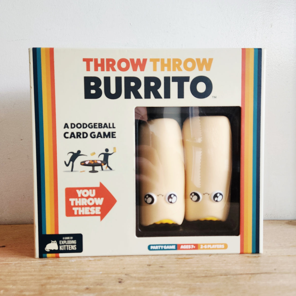 Throw Throw Burrito 2-6 Players Age 7+ NEW
