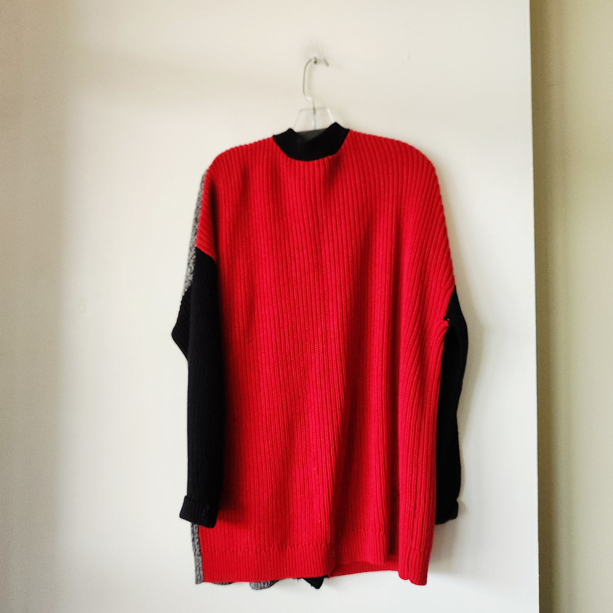 Coldwater Creek 100% Cotton Colorblock Cardigan - L