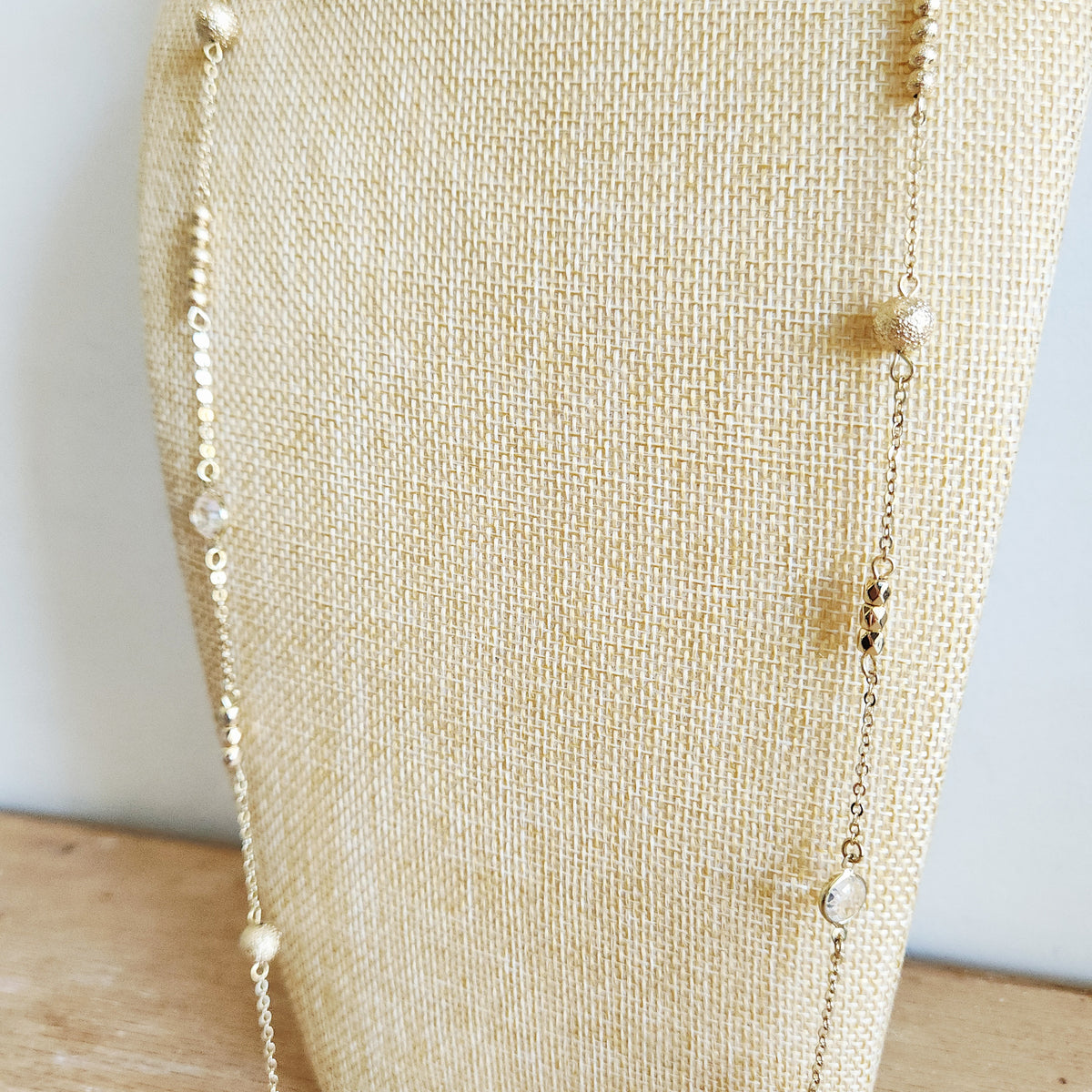 Talbots Goldtone Long Length Necklace - New