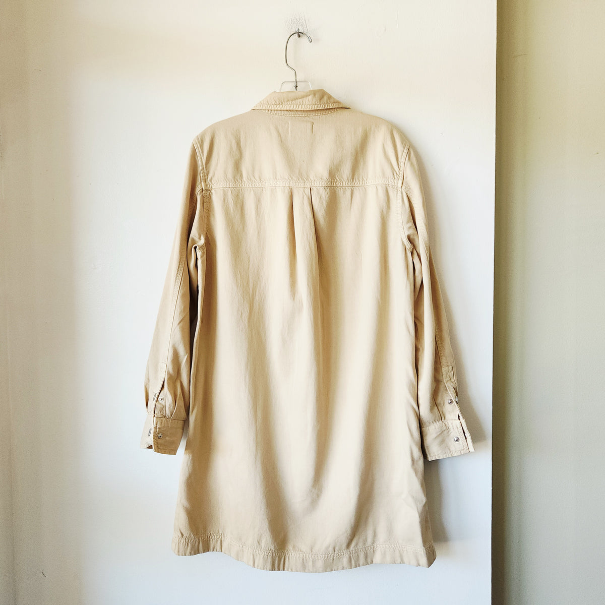 Lou & Grey Tencel & Cotton Pullover Shirtdress - M